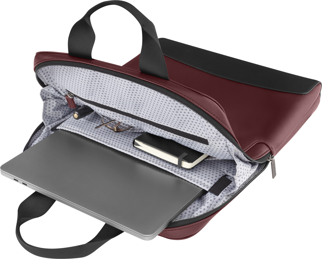 Vertical Device Bag Classic Collection, Raspberry Red