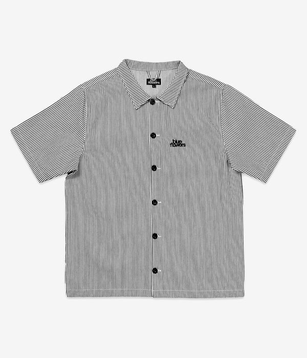 Blue Flowers Hickory Hemd (black white)