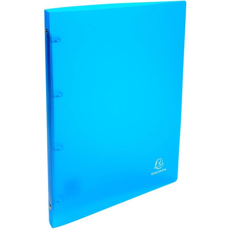 Classeur 4 anneaux plastifié Exacompta Chromaline A4 - Dos 2 cm couleurs assorties