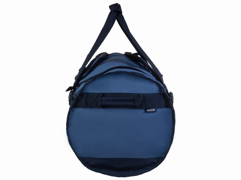 KOOR Duffle Bag Sooma 70 l, Blau Wasserabweisende Reisetasche
