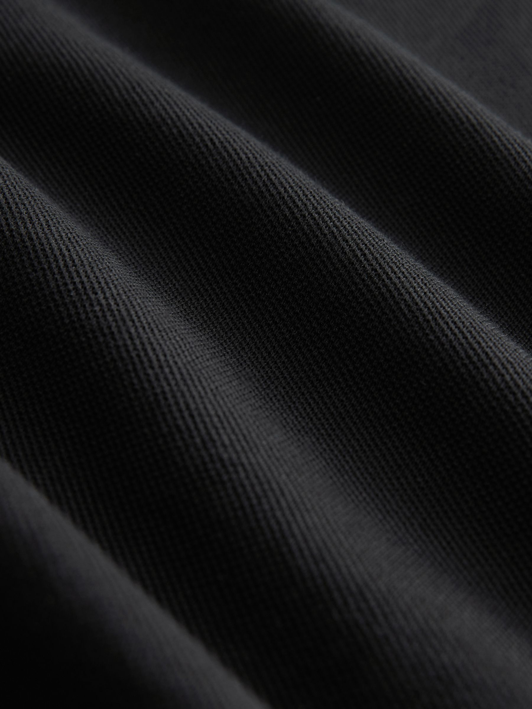 Zwart/wit - Fred Perry poloshirt met tweekleurige streep op de mouw