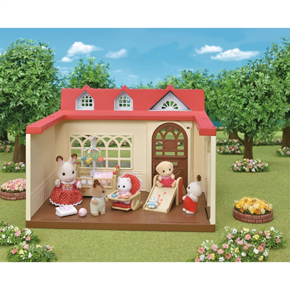 Hindbærhus - Sylvanian Families → Luksusbaby.dk