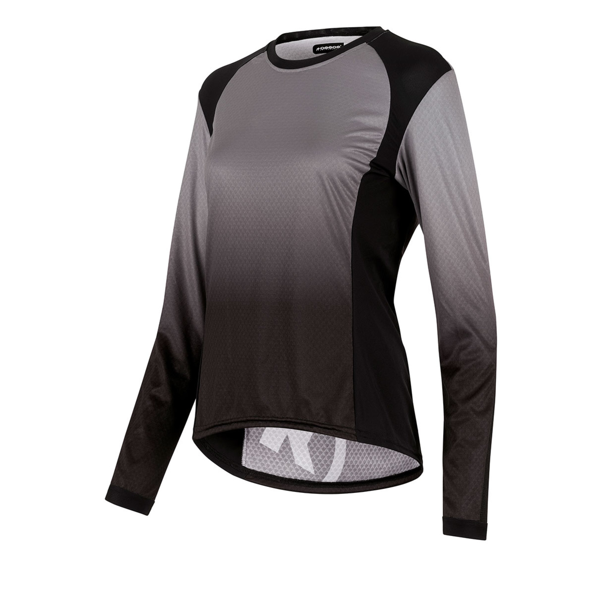 Assos Trail T3 MTB Fietsshirt Lange Mouwen Grijs/Zwart Dames