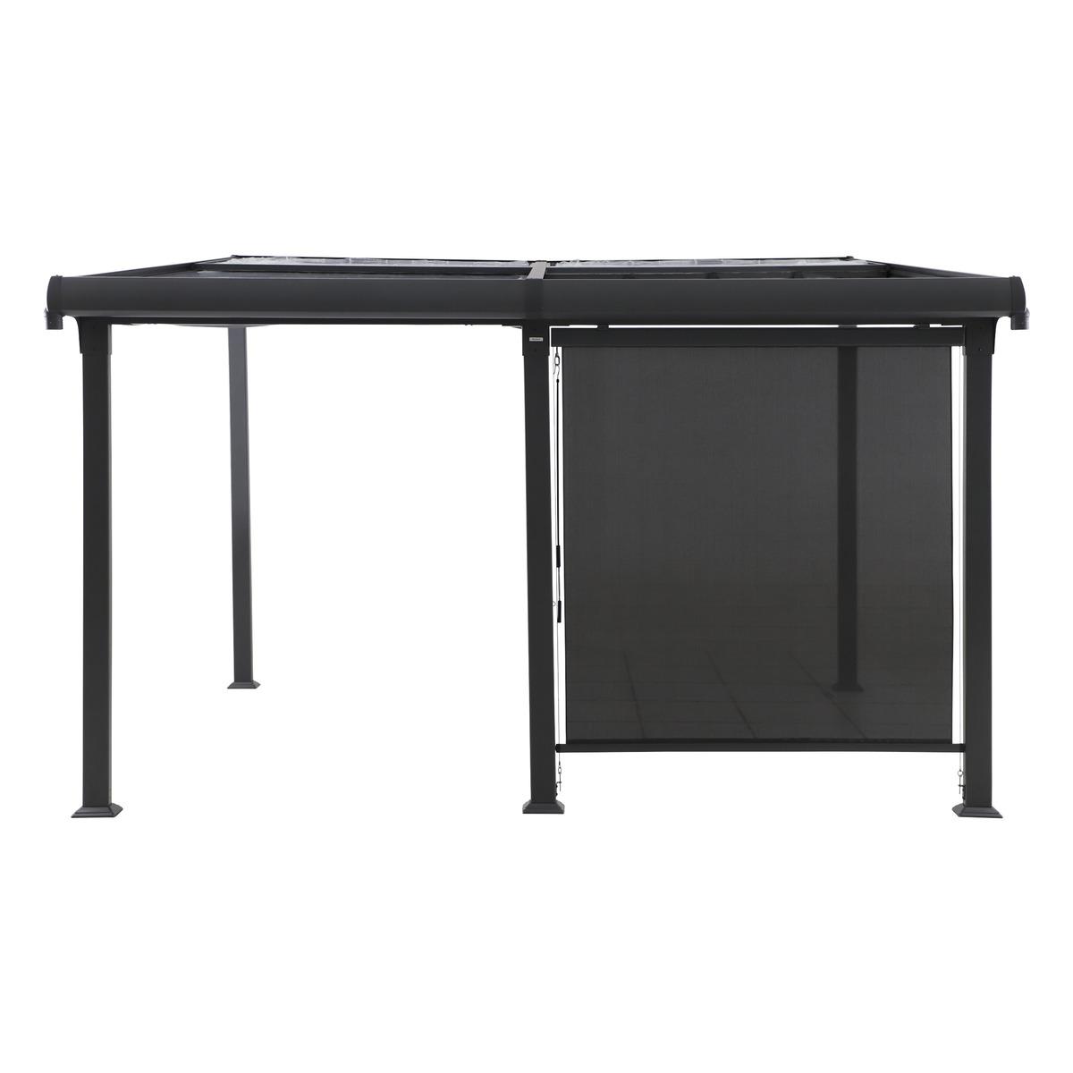 STORE PERGOLA ENOLIE 4X3.5M ARDOISE