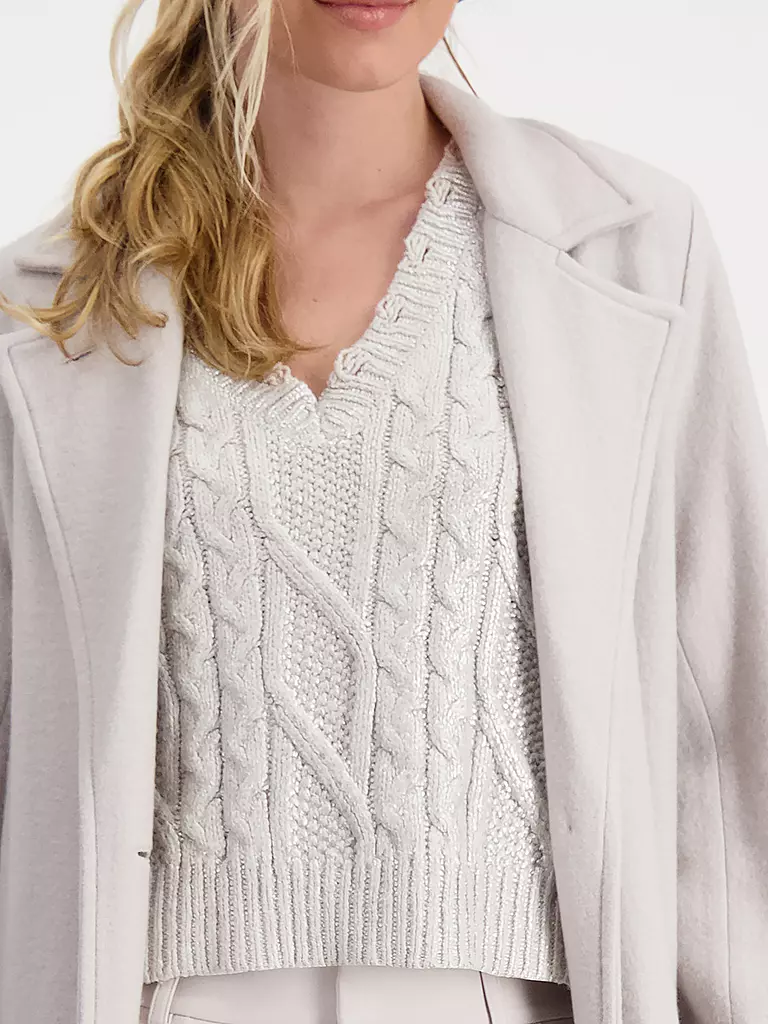 MONARI Wollmantel creme