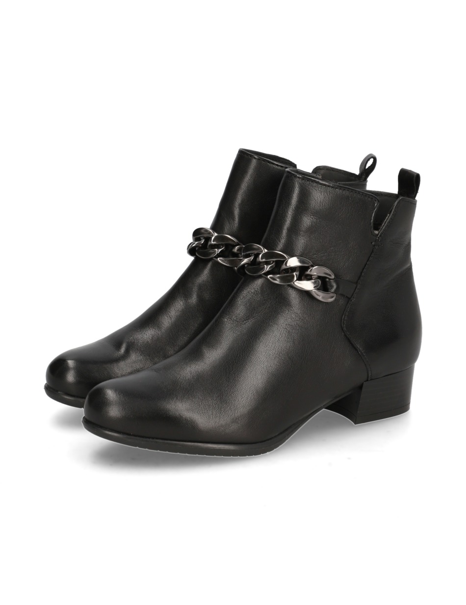 Glattleder Stiefelette