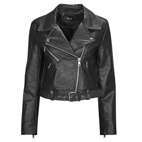 Only - ONLNEWVERA FAUX LEATHER BIKER CC OTW - Noir