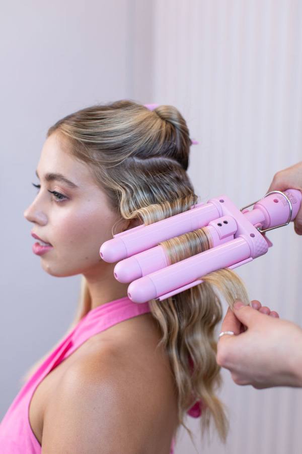 Mermade Hair Mini Waver Pink 25mm