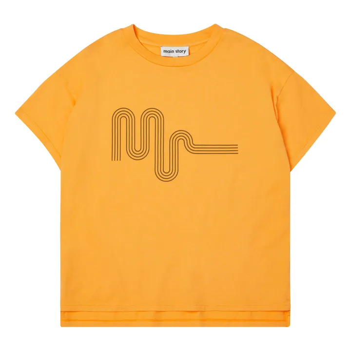 Main Story T-shirt Oversize Logo | Orange