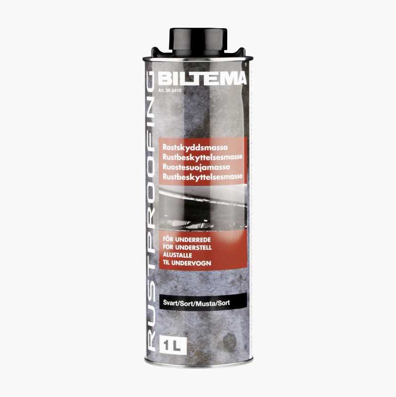 Rustbeskyttelsesmasse for understell, sort, 1 l