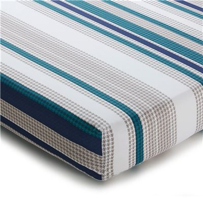 Linge de lit motif cercles et rayures - BECQUET CRÉATION