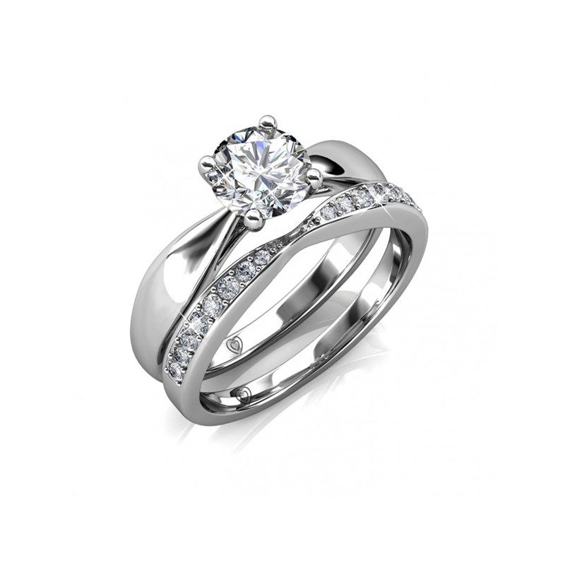 Bague Prestige - Argenté et Cristal