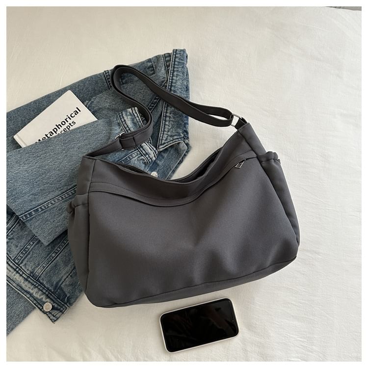 NewTown - Effen canvas tas