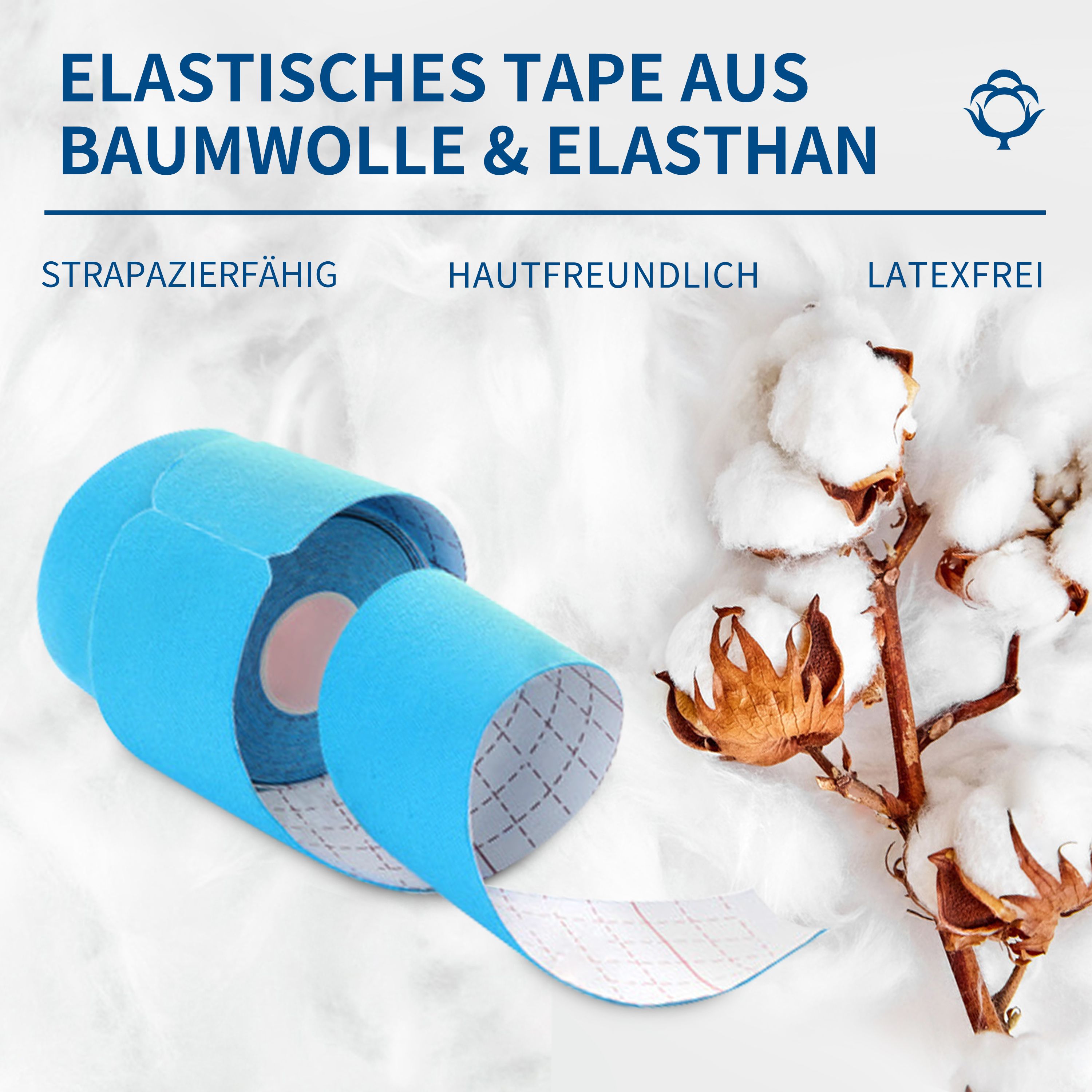axion® Kinesiologie Tapes PRECUT Streifen vorgeschnitten – in verschiedenen Farben