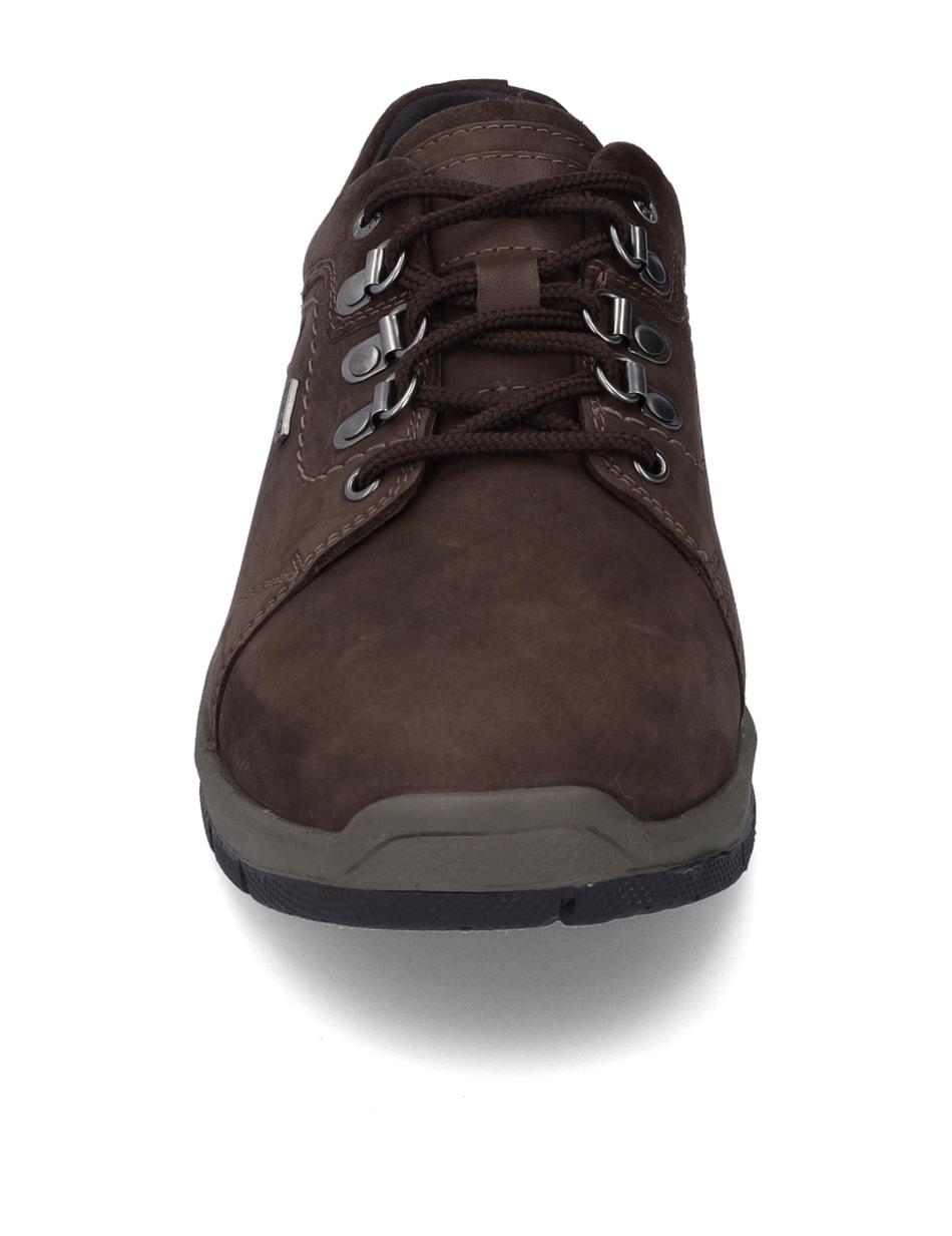 Halbschuh Lenny 55, braun-kombi