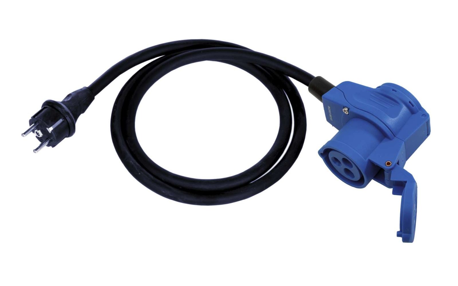 CEE Adapter Winkelkupplung Schutzkontaktstecker 1,5 m