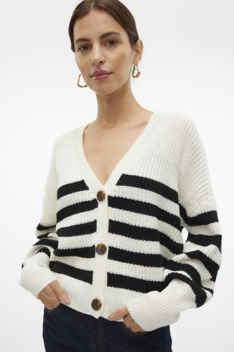 Vero Moda ecru dames vest