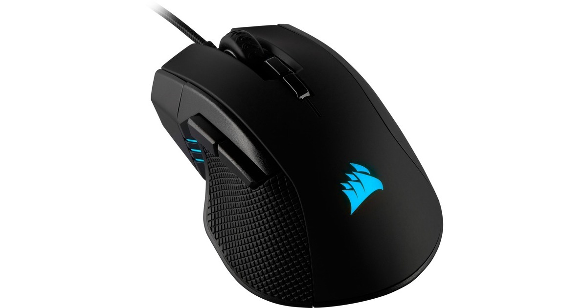 CorsairIronclaw RGB Gaming Mouse  (Zwart, 18.000 dpi, RGB leds)