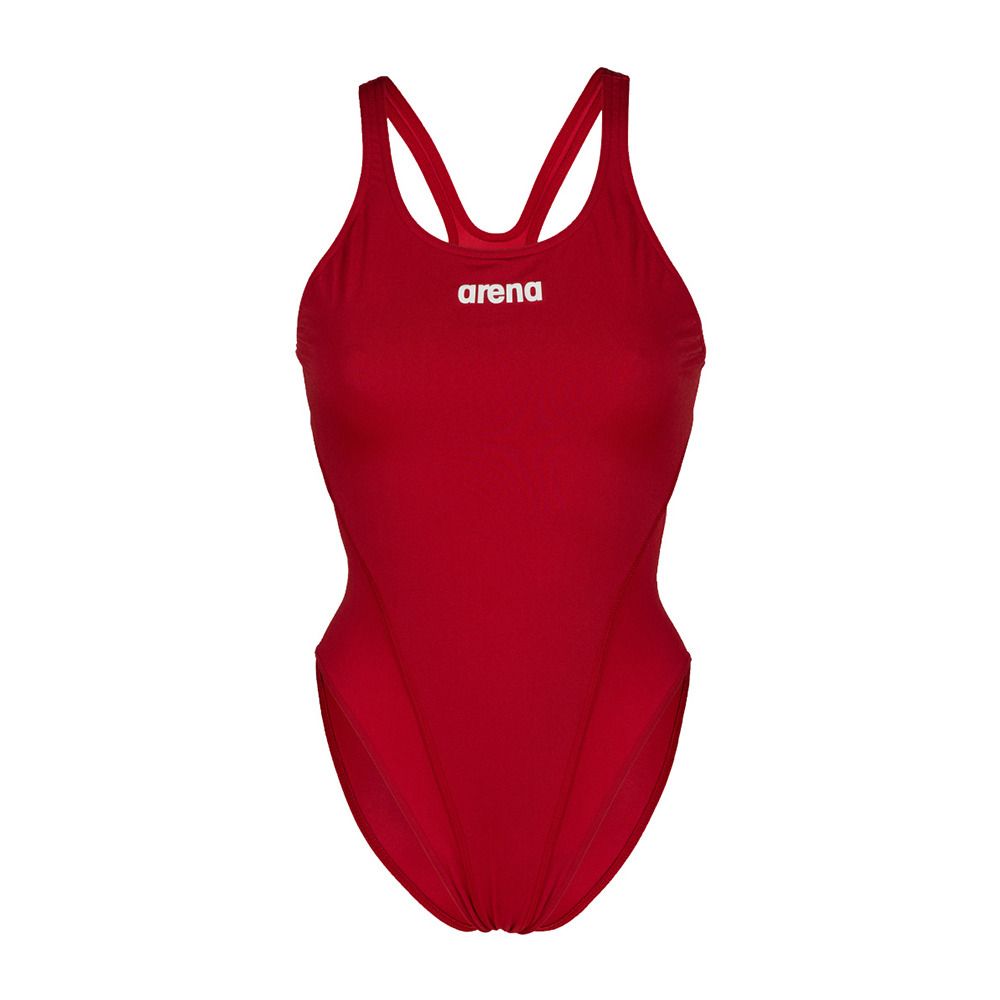 Arena TEAM SWIM TECH SOLID - Maillot de bain 1 pièce Femme red/white