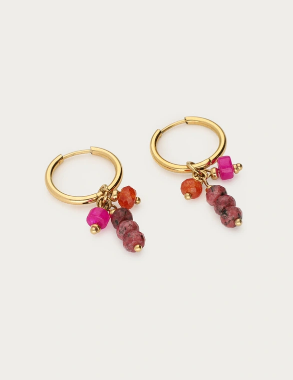 My Jewellery Sunrocks oorringen met kralen MJ12738