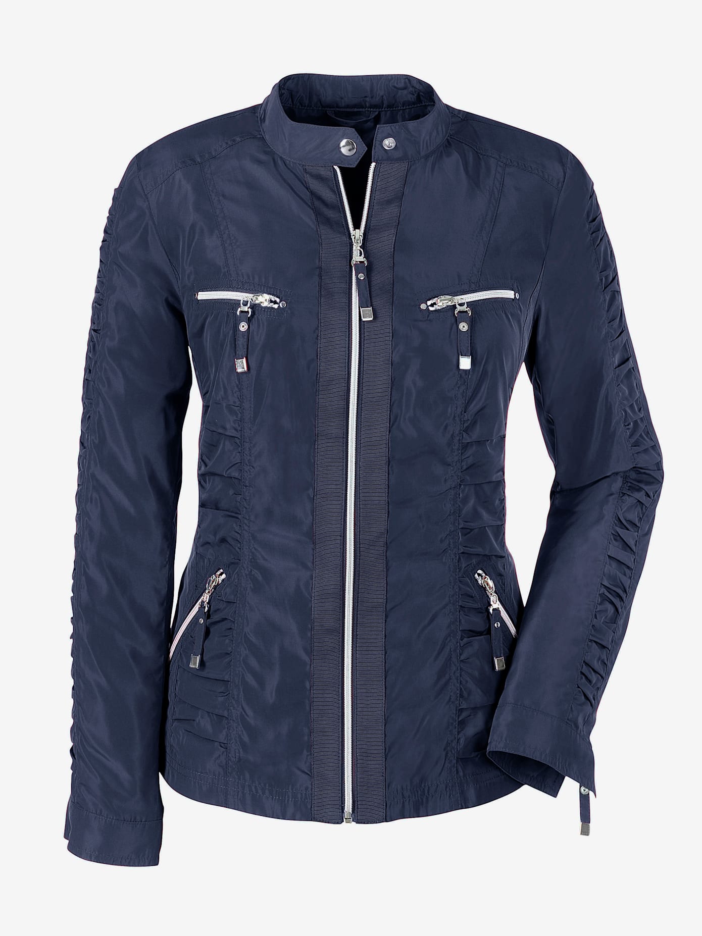 Blazer élégant à col montant