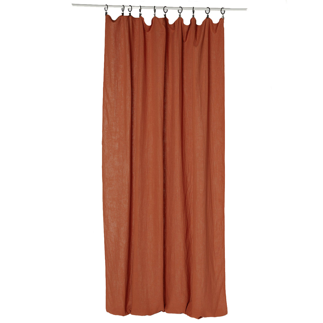 Haomy Nappe 100% Gaze de Coton Mykonos brique