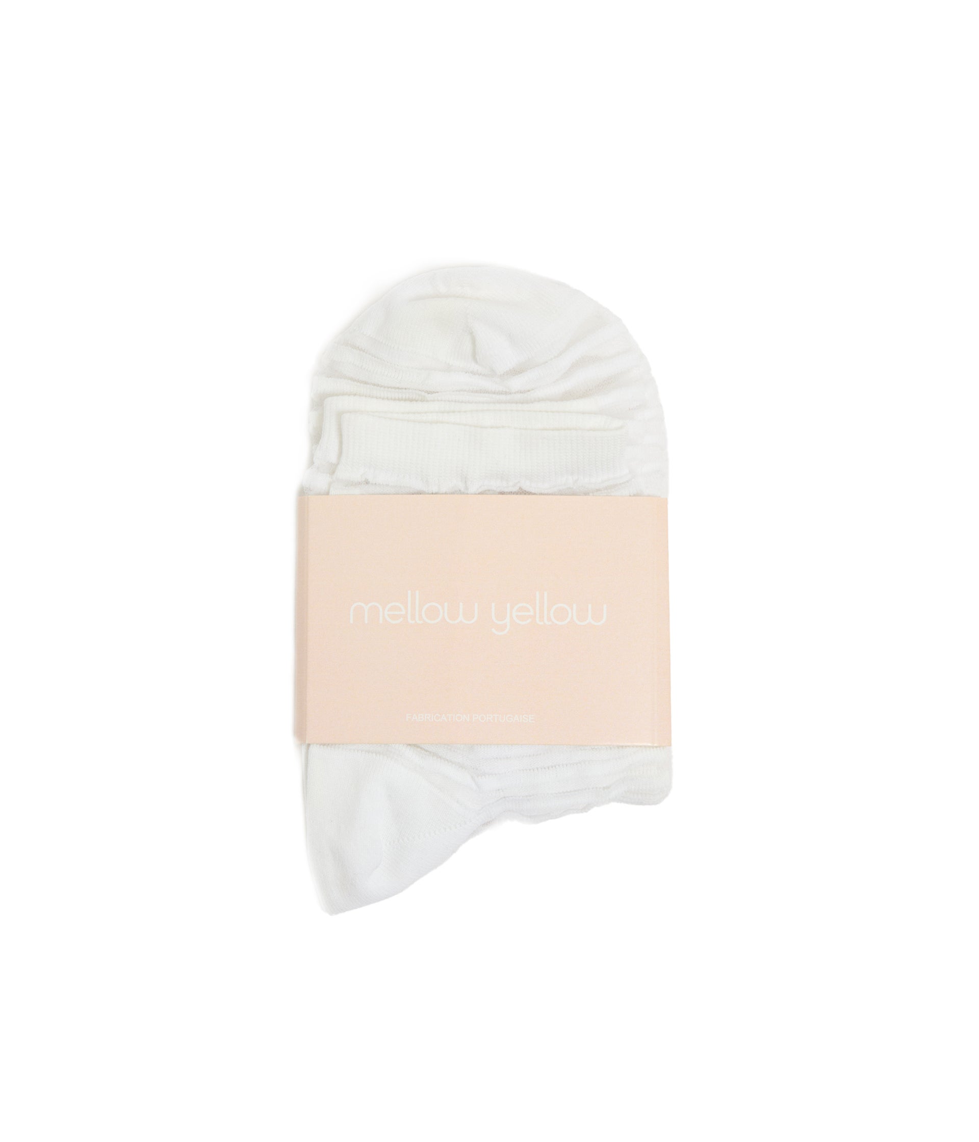 Chaussettes blanches relief Lina