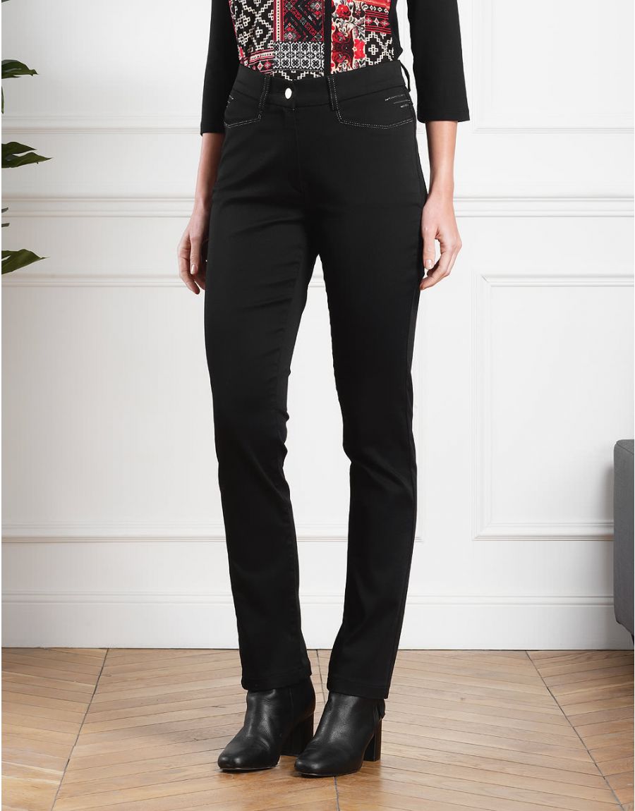 Pantalon flare noir