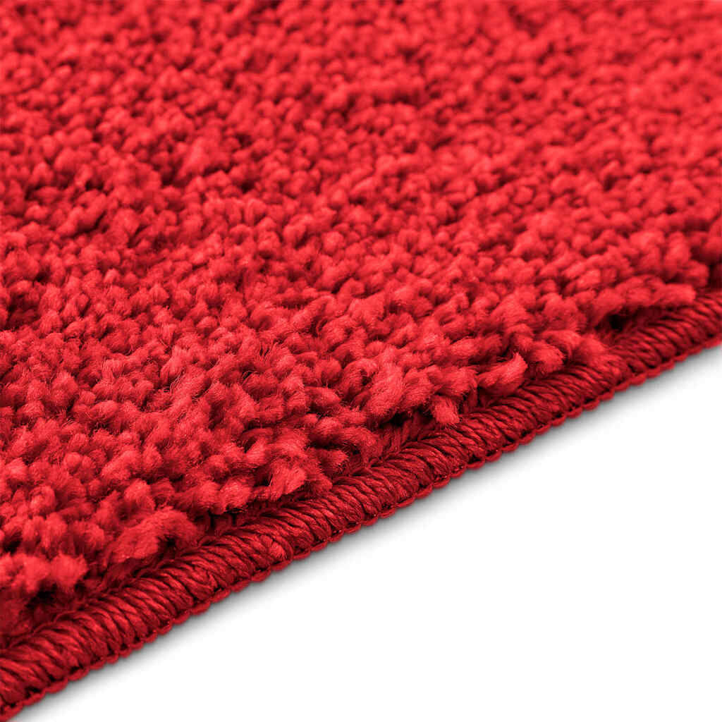 vidaXL Antislip badmattenset 3-delig rood