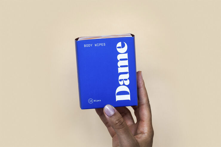 Dame Products DAME - BODY WIPES 15 PCS Transparant