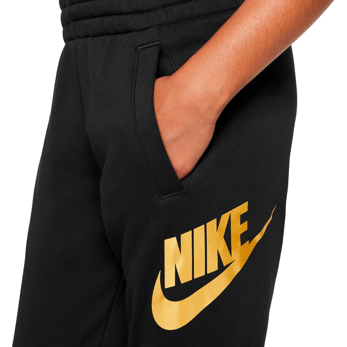 Calças Nike Club Fleece Jogger Gold Criança