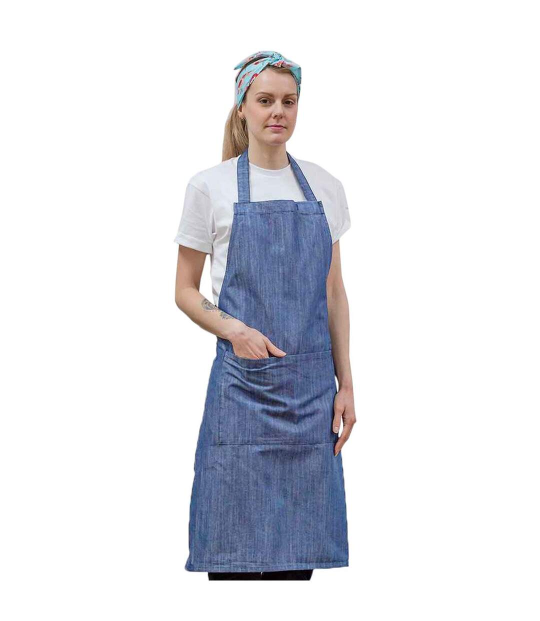 Dennys - Tablier - Adulte (Bleu clair / Denim) (Taille unique) - UTPC4655