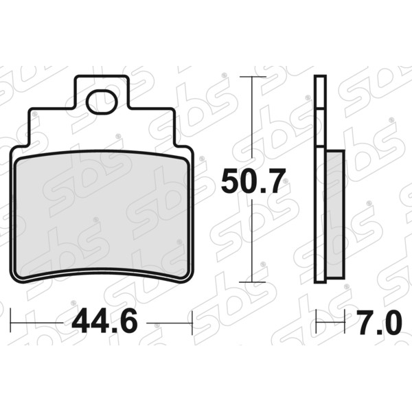 SBS - Plaquettes de frein 171 MS