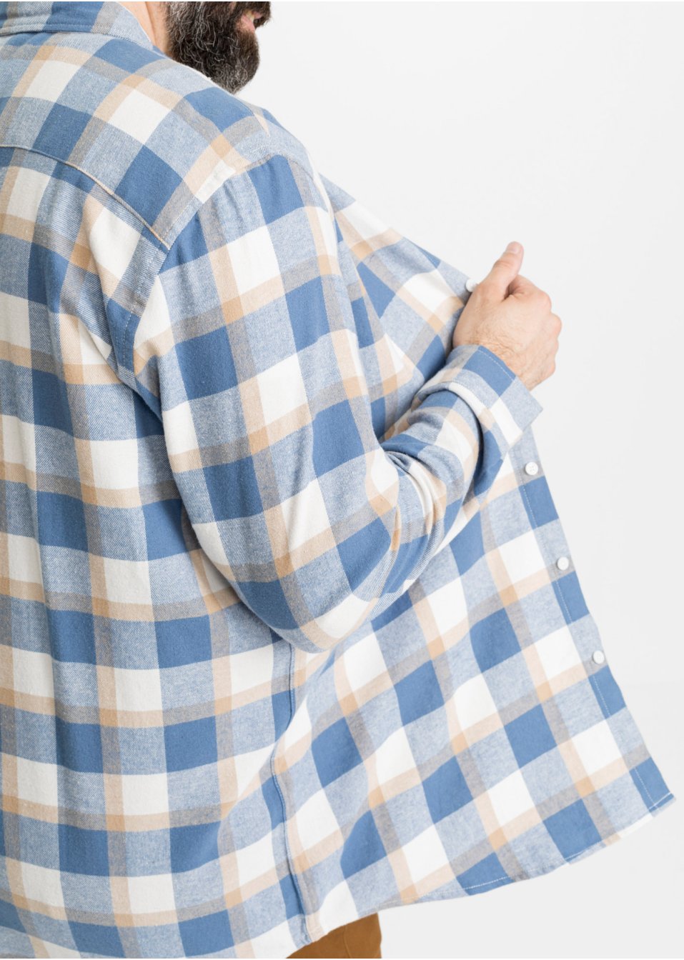 Chemise manches longues en flanelle