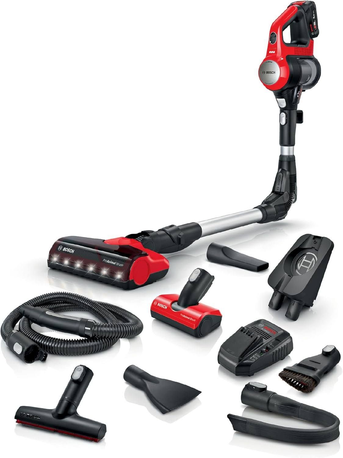BOSCH-Akku-Staubsauger Unlimited 7 ProAnimal rot BKS711PET