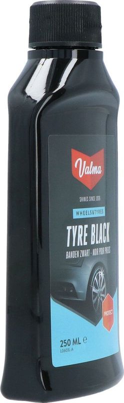 Valma - Bandenzwart - 250ml - Diepzwarte Glans - Langdurige Bescherming