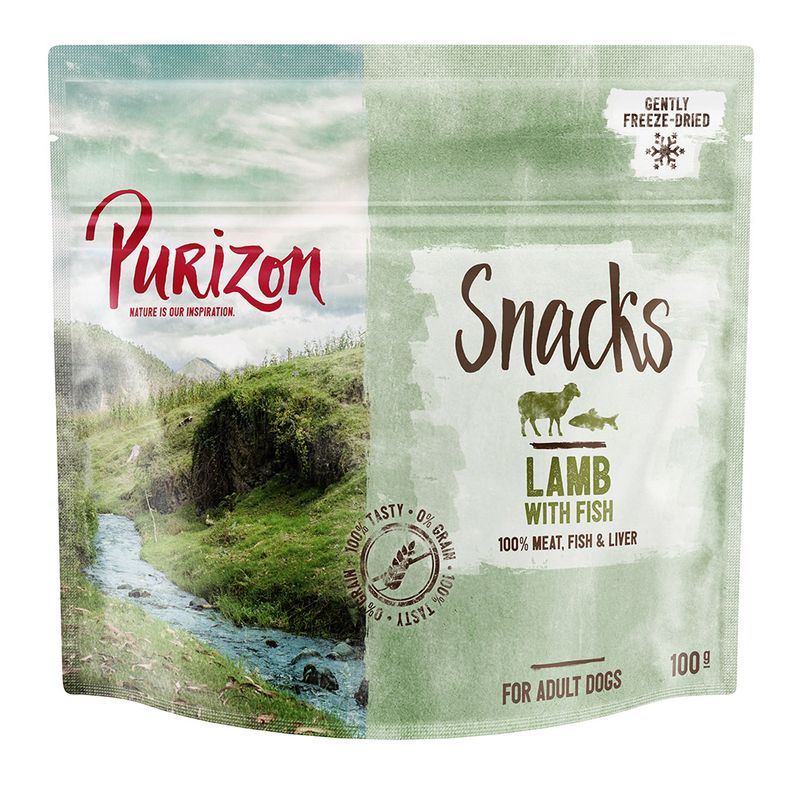 Lot Friandises Purizon sans céréales 3 x 100 g