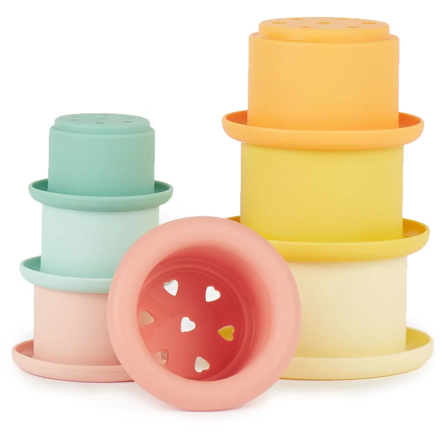 bieco Silikon Stapelbecher Tropical Vibes