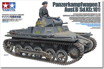 Tamiya - Panzerkampfwagen I Ausf.B Tank Byggesæt - 1:35 - 35388
