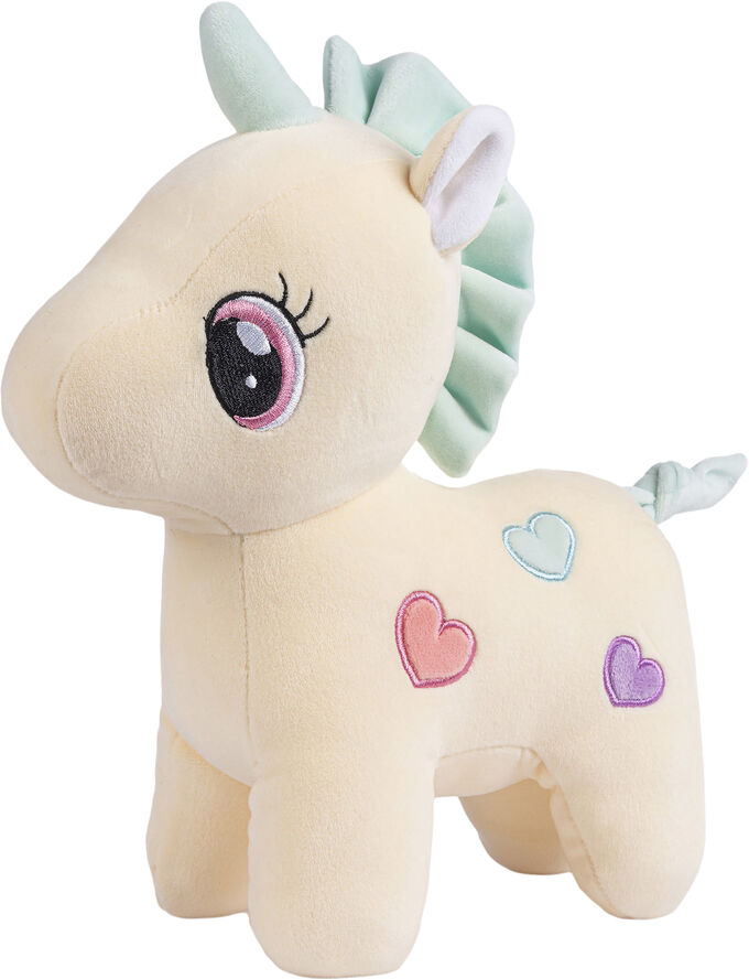 Soft Buddies SOFT BUDDIES UNICORN GUL Beige & blå