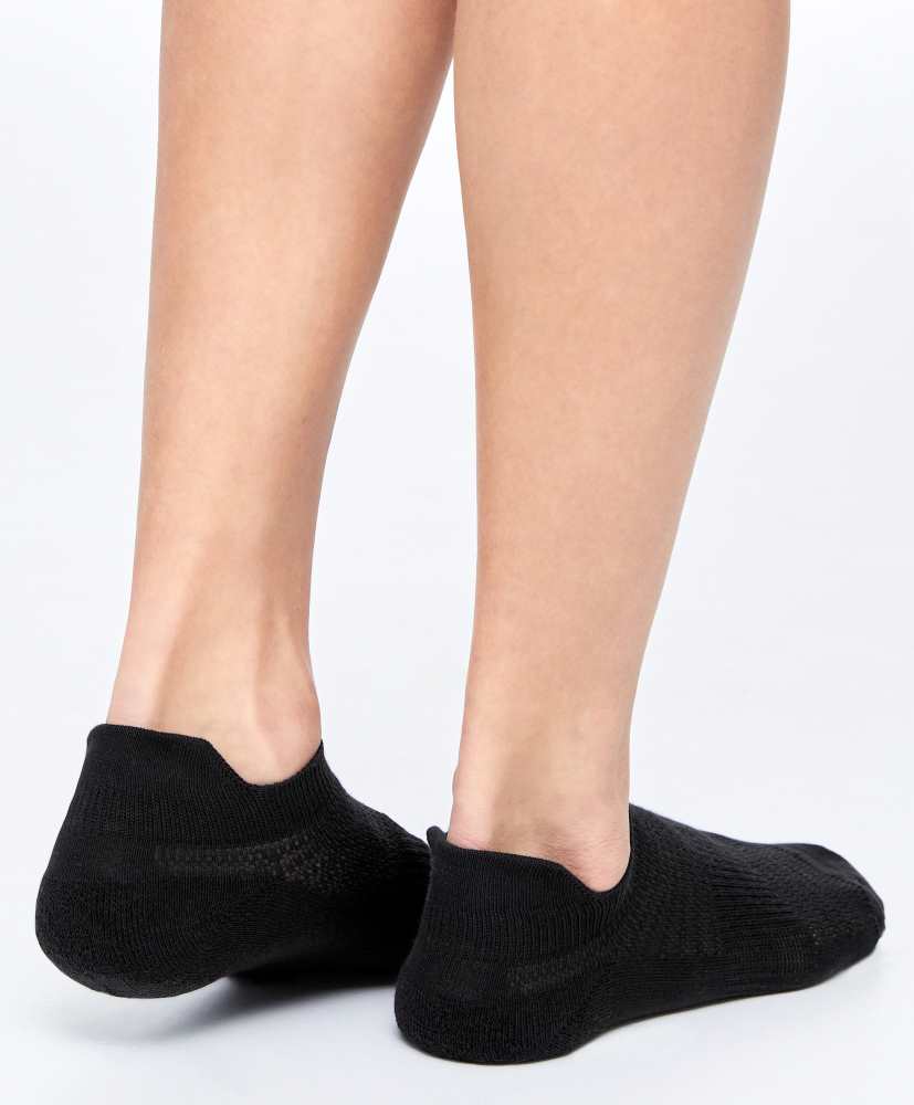 3 pares de meias de algodão para tênis esportivos