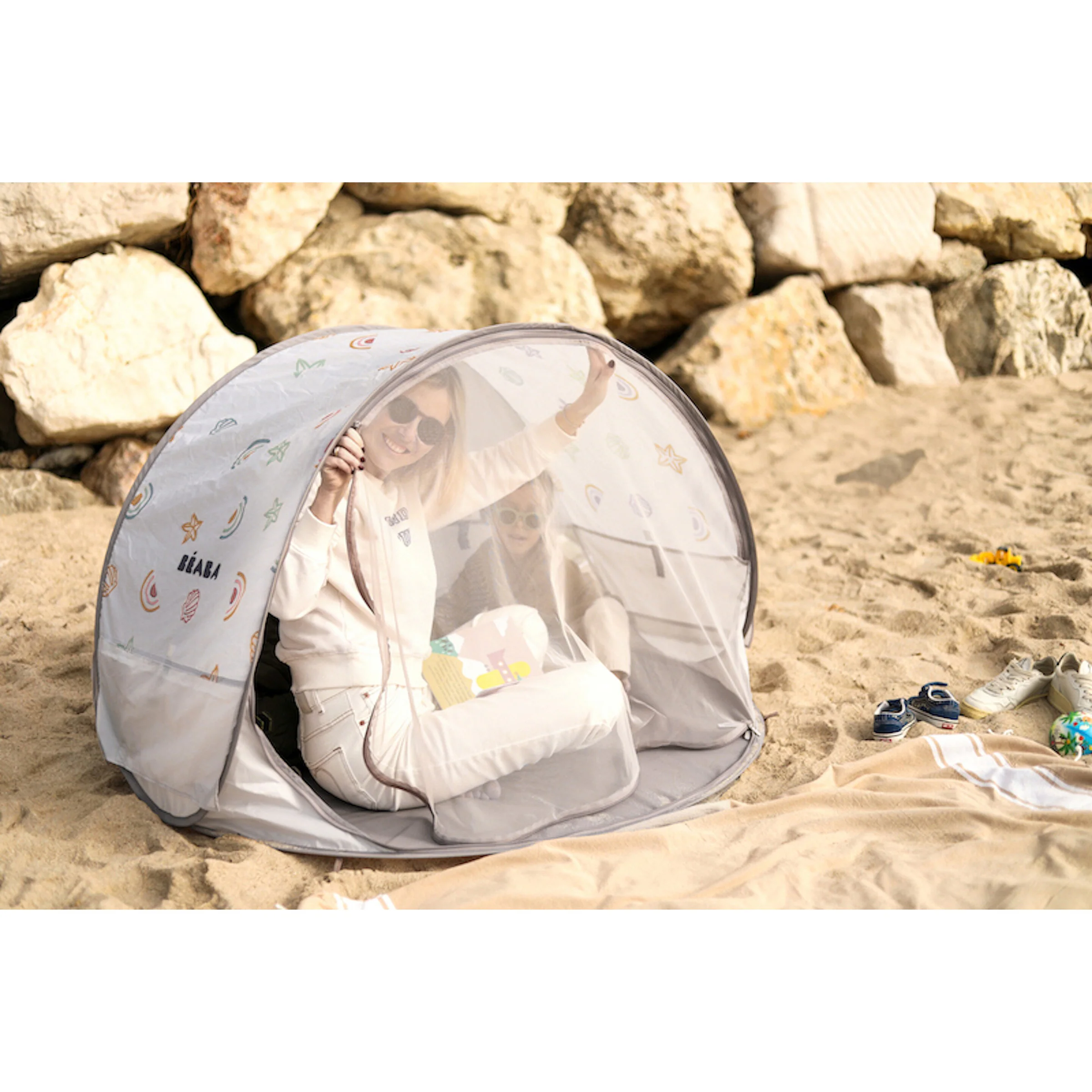 Beaba Strandmuschel UV-Zelt Breezy