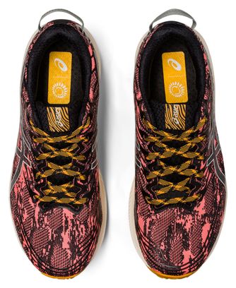 Chaussures de Trail Running Asics Fuji Lite 3 Rose Noir Femme