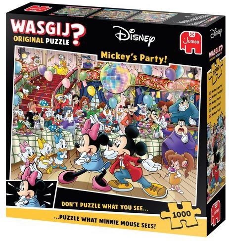 Wasgij Original Disney - Mickey's Party! - Puzzel - 1000 Stukjes