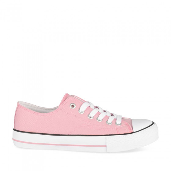 Baskets Toile VERT Femme Lacets - MERRY SCOTT