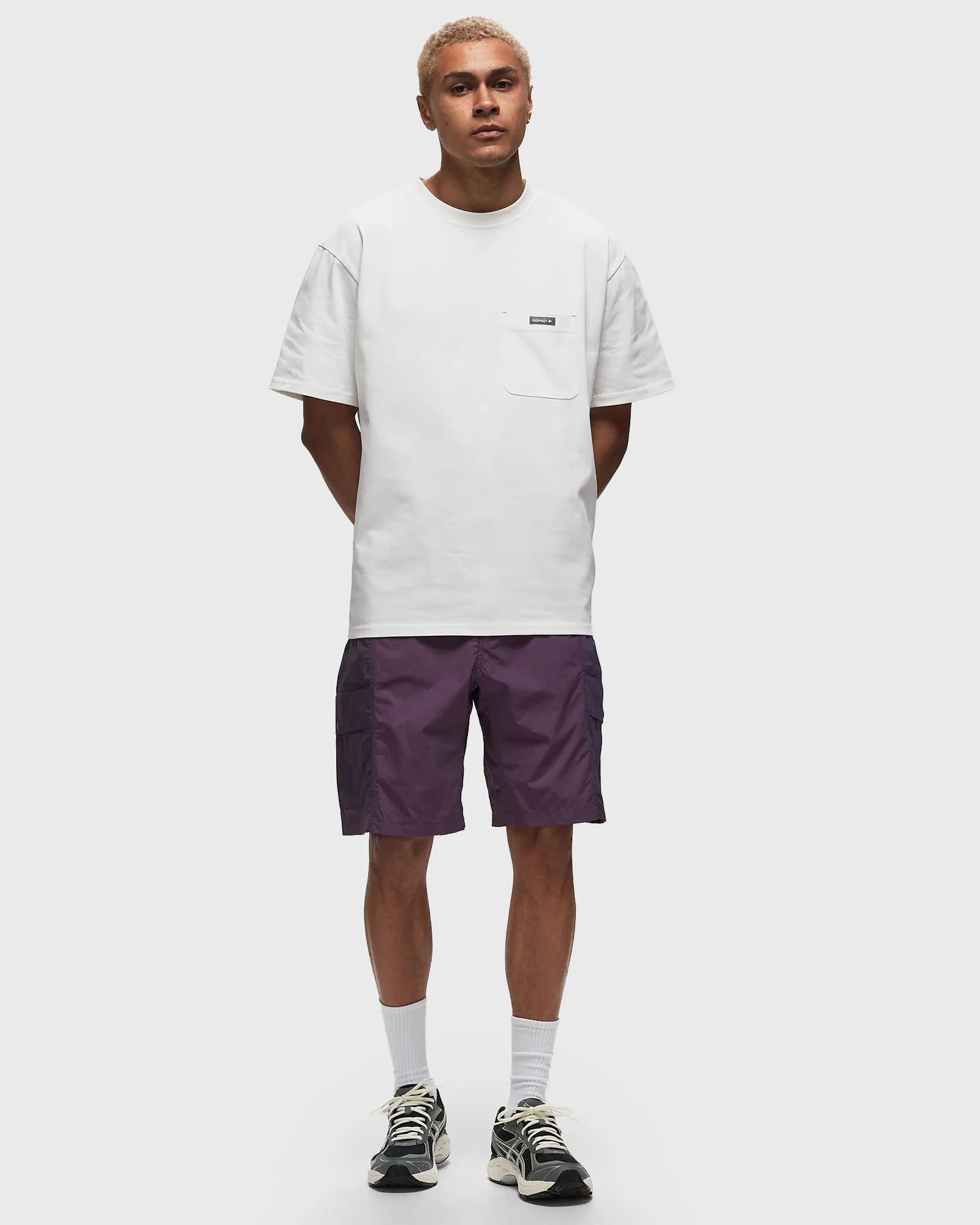 Gramicci x AND WANDER PATCHWORK WIND SHORT