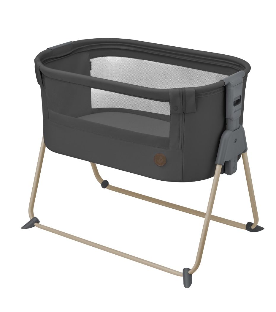 Tori Beistellbettchen 0 - 6 M   0 - 9 kg    Besonders bequeme Matratze |    Leicht und kompakt |    Atmungsaktives Netzgewebe an den Seiten |