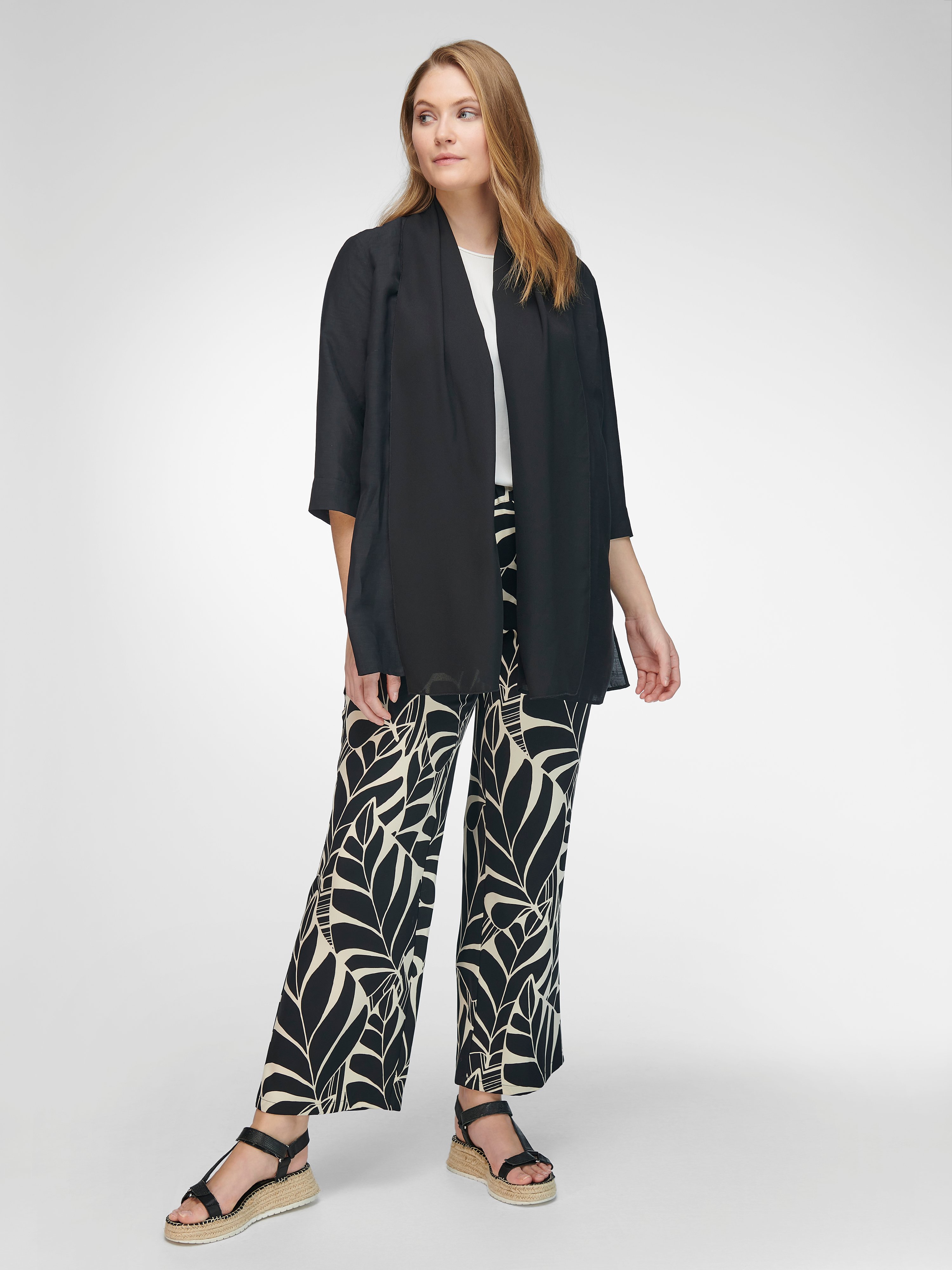 Blusenjacke mit 3/4-Arm