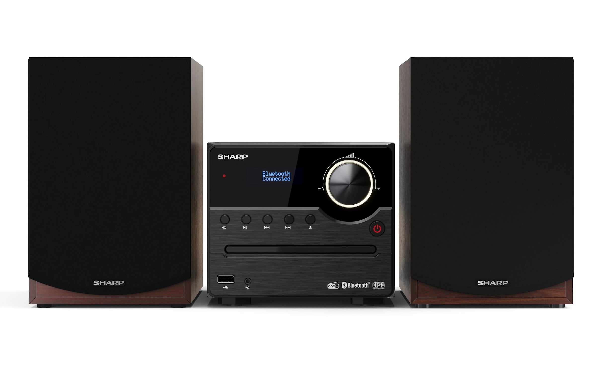 Sharp Microanlage »XLB517DBR DAB+/FM Micro System« (Bluetooth Digitalradio (DAB+) | FM-Tuner )