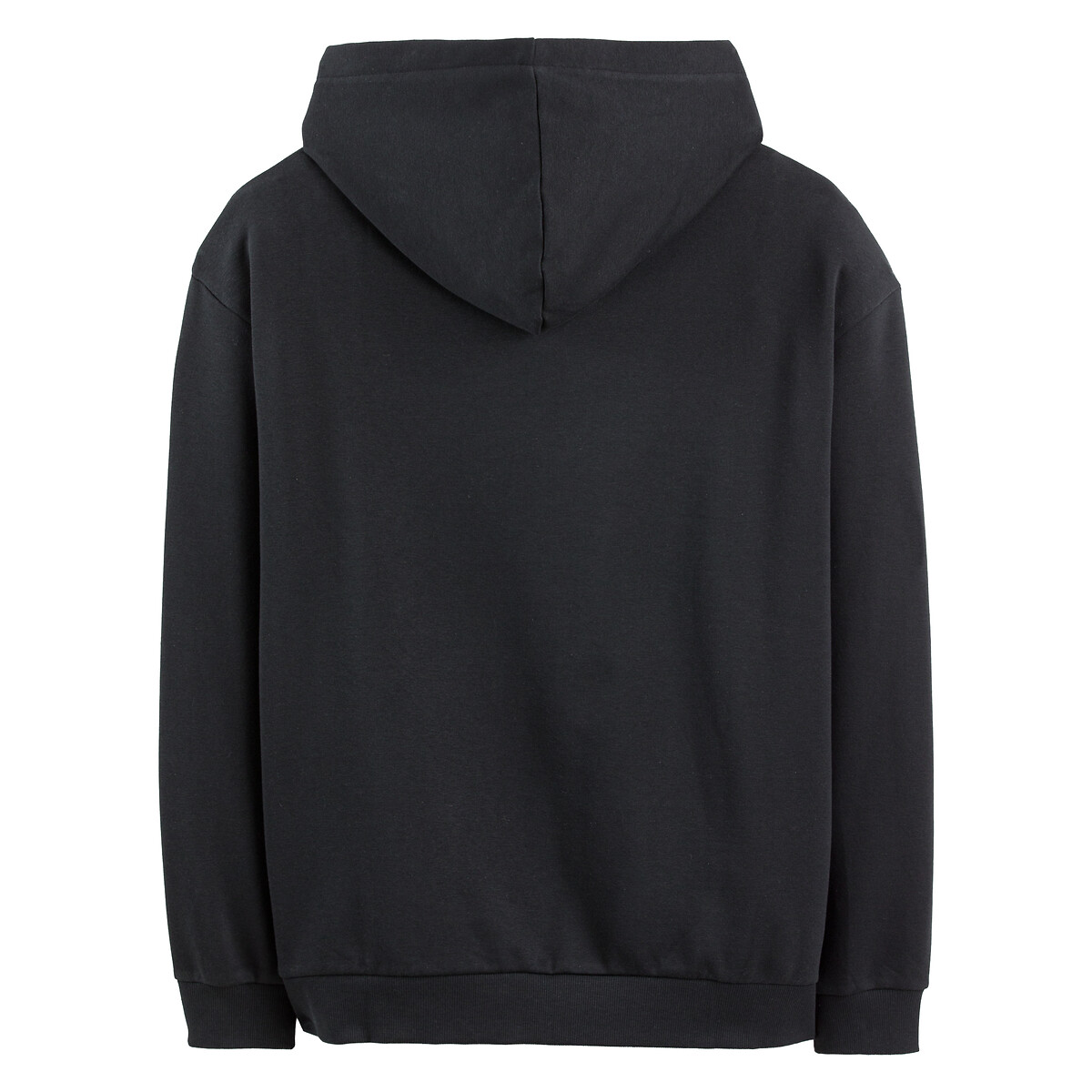 COLEÇÃO LA REDOUTE<br>Moletom oversized com zíper na cor molton, unissex